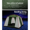 Weisshorn 6 Person Camping Tent Dome Hiking Beach Shelter