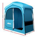 Weisshorn Camping Shower Toilet Tent Double Fast Setup Change Room