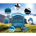 Weisshorn Camping Shower Toilet Tent Double Fast Setup Change Room