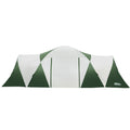 Weisshorn 12 Person Camping Tent 3 Room Green Family Hiking