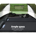 Weisshorn 12 Person Camping Tent 3 Room Green Family Hiking