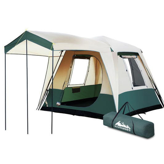 Weisshorn 4 Person Pop Up Camping Tent Instant Dome Family Hiking
