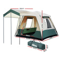 Weisshorn 4 Person Pop Up Camping Tent Instant Dome Family Hiking