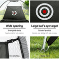 Everfit 3M Golf Practice Net Driving Training Aid Black
