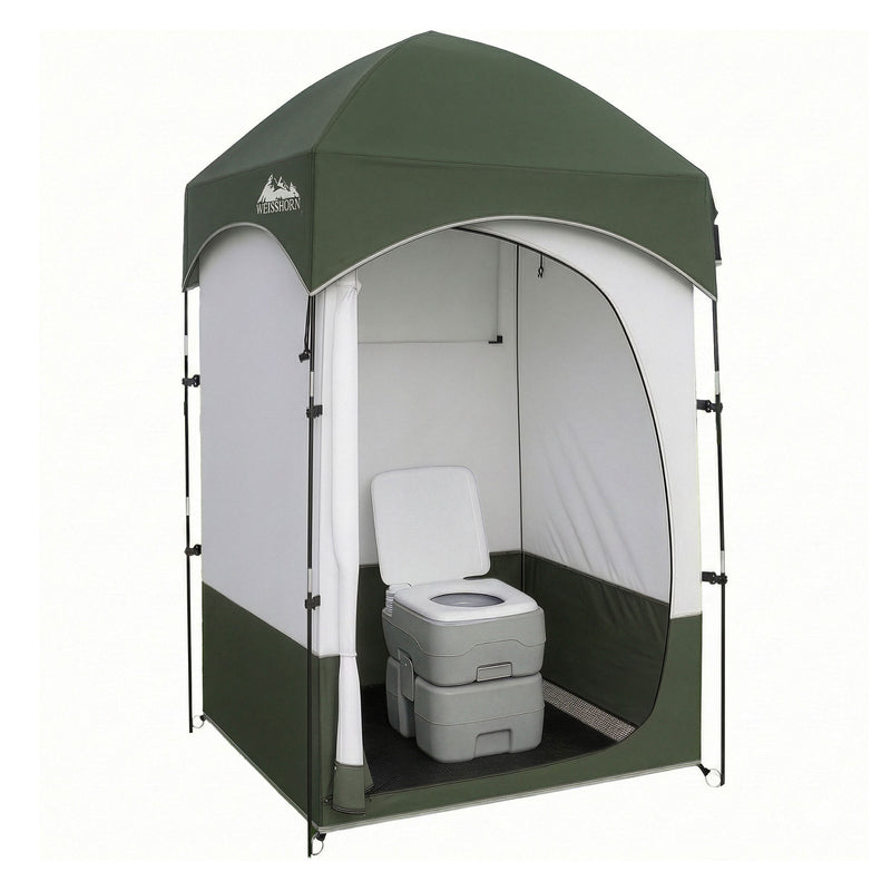 Weisshorn 20L Portable Camping Toilet Shower Tent Outdoor Loo