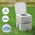 Weisshorn 20L Portable Camping Toilet Shower Tent Outdoor Loo