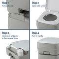 Weisshorn 20L Portable Camping Toilet Shower Tent Outdoor Loo