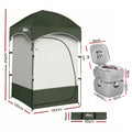 Weisshorn 22L Portable Camping Toilet Shower Tent Changing Room