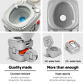 Weisshorn 22L Portable Camping Toilet Shower Tent Changing Room