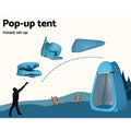 Weisshorn Pop Up Camping Shower Toilet Tent Privacy Change Room