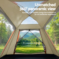 Weisshorn 3-4 Person Pop Up Camping Tent Automatic Waterproof