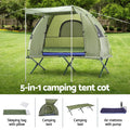 Weisshorn Camping Tent Cot 5-in-1 Air Mattress Bed 1-person