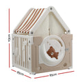 Keezi Kids Play Tent Castle 85x113cm with Floor Mat
