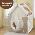 Keezi Kids Play Tent Castle 85x113cm with Floor Mat
