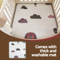 Keezi Kids Play Tent Castle 85x113cm with Floor Mat