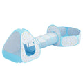 Keezi Pop Up Play Tent Ball Pit Tunnel Basketball Hoop Blue