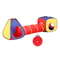 Keezi Kids Pop Up Playhouse Tent Teepee Castle Tunnel Toys