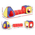 Keezi Kids Pop Up Playhouse Tent Teepee Castle Tunnel Toys