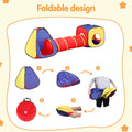 Keezi Kids Pop Up Playhouse Tent Teepee Castle Tunnel Toys