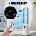 Devanti 2in1 Bladeless Fan Air Purifier Remote 88cm