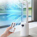 Devanti 2in1 Bladeless Fan Air Purifier Remote 88cm