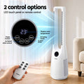 Devanti Bladeless Tower Fan 100cm 2-in-1 Cooling Airflow Purifying Remote