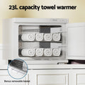 Devanti 23L Towel Warmer UV Steriliser Cabinet White Spa Salon