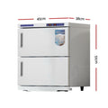 Devanti 32L Towel Warmer UV Sterilizer Cabinet White