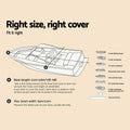 Seamanship 17-19ft Boat Cover 600D Marine Heavy Duty Trailerable
