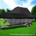 Seamanship Boat Cover 19-21ft Heavy Duty Marine Grade Black