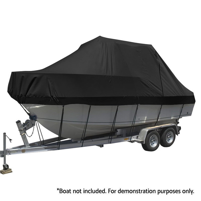 Seamanship Boat Cover 25-27ft Trailerable 600D Heavy Duty Black
