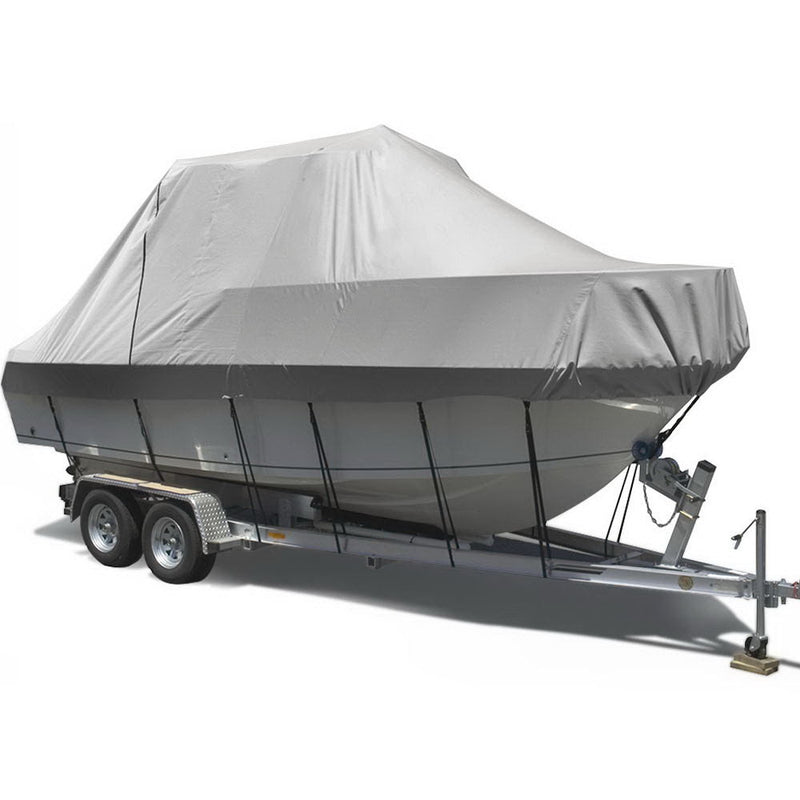 Seamanship Boat Cover 25-27ft Trailerable 600D Grey