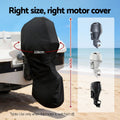 Seamanship Outboard Motor Cover 100-150hp 600D Black Dust Rain