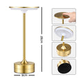 Artiss Gold Touch Table Lamp, Warm to Cool White LED, Dimmable 3000-6000K 24 LEDs, Type-C