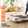 Everfit Electric Treadmill Walking Pad Under Desk 360mm Pink