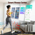 Everfit Electric Treadmill 380mm Incline Walking Pad Black Home Gym