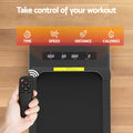 Everfit Electric Treadmill 380mm Incline Walking Pad Black Home Gym