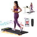 Everfit Electric Treadmill 380mm Grey Incline Under Desk Walking Pad