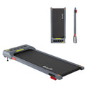 Everfit Electric Treadmill 380mm Grey Incline Under Desk Walking Pad