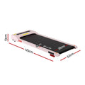 Everfit Electric Treadmill Incline Walking Pad 380mm Pink Home