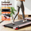 Everfit Electric Treadmill Incline Walking Pad 380mm Pink Home