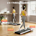 Everfit Electric Treadmill Walking Pad 380mm Incline White Home Gym
