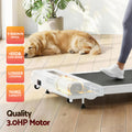 Everfit Electric Treadmill Walking Pad 380mm Incline White Home Gym