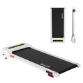 Everfit Electric Treadmill Walking Pad 380mm Incline White Home Gym