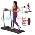 Everfit 2 in 1 Treadmill Electric Walking Pad Under Desk Home Gym Fitness 380mm Black