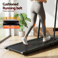 Everfit 2 in 1 Treadmill Electric Walking Pad Under Desk Home Gym Fitness 380mm Black