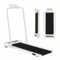 Everfit 2 in 1 Treadmill Electric Walking Pad Under Desk Home Gym Fitness 380mm White