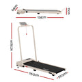 Everfit 3 in 1 Walking Pad Treadmill 12% Incline Under Desk Foldable Treadmills for Home Gym With 38cm Wide Belt APP Control