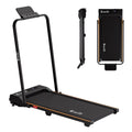 Everfit 3 in 1 Walking Pad Treadmill 12% Incline Foldable Under Desk Treadmills for Home Gym With 38cm Wide Belt Black