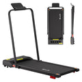 Everfit Electric Treadmill Walking Pad 380mm Incline Black